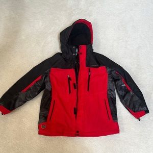 Youth Large Red & Black Zeroxposur Jacket